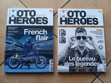 Revues MOTO HEROES Hommes et Motos de caractére - lot des n° 39 et 40  de 2022