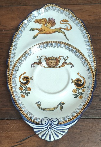 Ancienne assiette sous tasse - ancienne, assiette/sous-tasse
