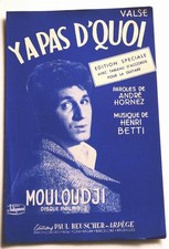 Partition vintage sheet music