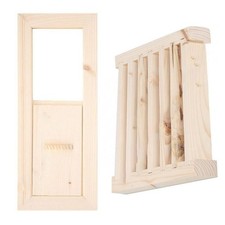 Ventilateur de sauna en bois