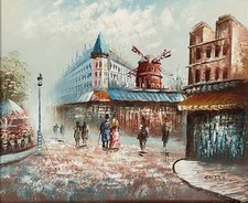 Rue parisienne avec Le Moulin