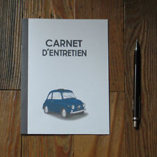 Carnet d'entretien Fiat 500