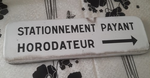 Ancien panneau signalisation - ancien,