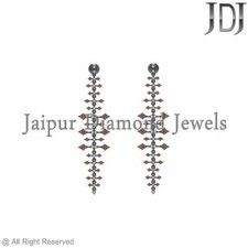 Naturel Diamant Pavé Rubis