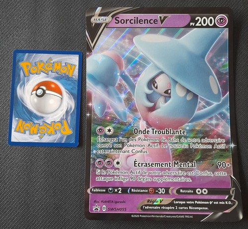 Carte pokémon sorcilence - v,