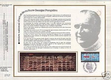 0391++FEUILLET  CEF 1977 CENTRE GEORGES POMPIDOU