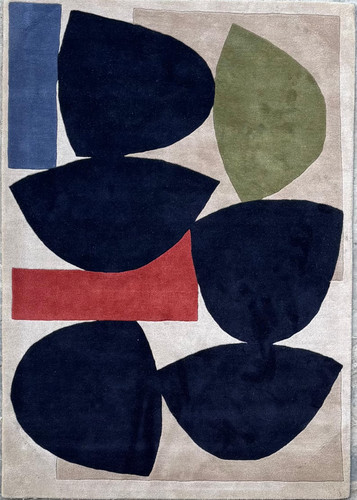 Tapis laine touffeté - à, la
