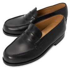 J.M. Weston Mocassins pour hommes 11411011801T E NOIR (largeur E) 62098141