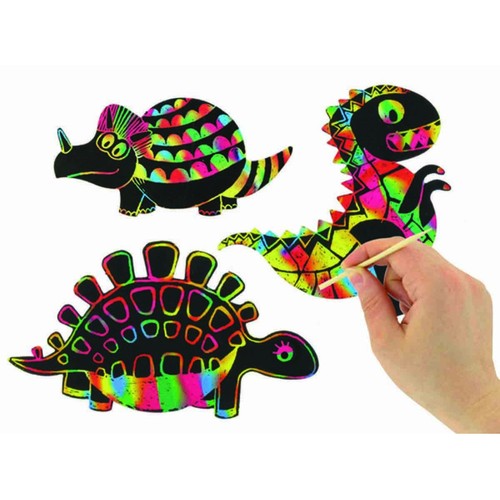 Dinosaures gratter 1 - 5,