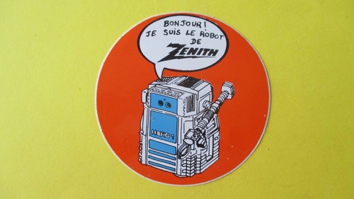 Sticker vintage jouet robot - sticker,