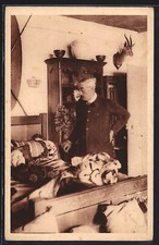 CPA St-Vincent-sur-Jard, Le Président Clemenceau dans sa chambre à Bel-Esbat 