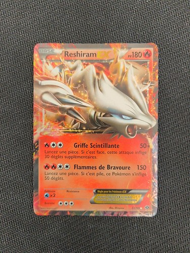 Carte pokémon reshiram - pokémon,