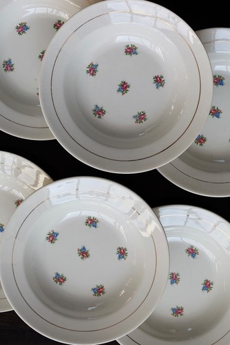 Assiettes creuses vintage - 6,