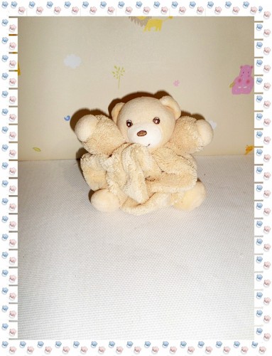 Doudou ours boule - , ecru