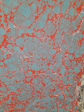 Papier marbré à la cuve de