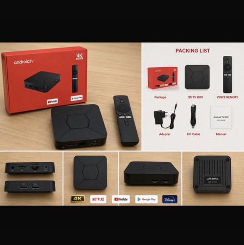Androidtv android box - q5, tv