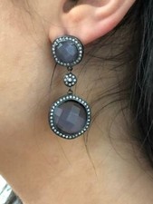 Noir Argent Sterling Saphir