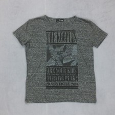 T-Shirt Imprimé Punk The Kooples XS Gris Grunge Print Rock