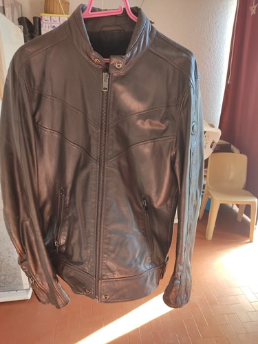 Blouson diesel cuir - blouson, en