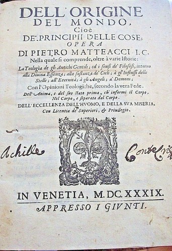 Pietro matteacci origine - pietro, l'origine
