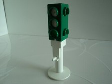 PLAYMOBIL vintage police feu tricolore signalisation routière voitures piétons