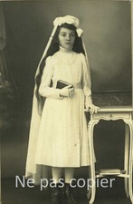 JEUNE FILLE vers 1900 CDV par P. KUTTER au LUXEMBOURG