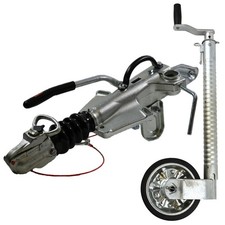 Attelage d'attelage et jockey pour remorque benne Ifor Williams 3500 kg TT105...