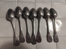 cuillers en étain X7