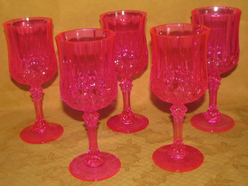 Série verres vin - vin, en