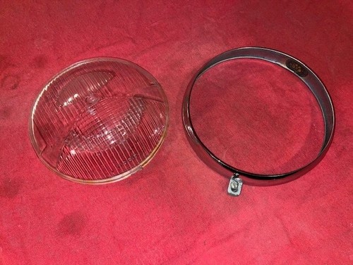 Porte phare chrome verre - chrome, +