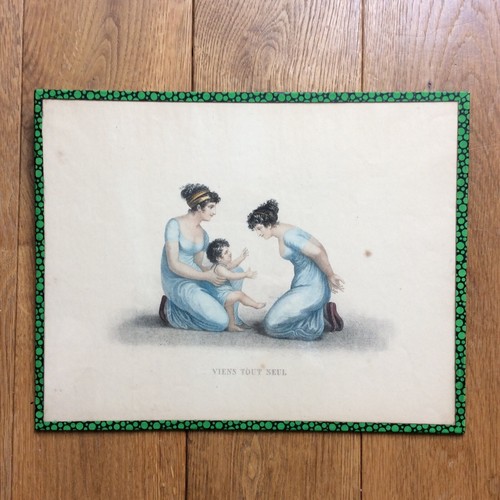 Gravure antique viens - gravure, à