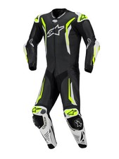 Alpinestars Gp Tech V5 Combinaison Cuir de Moto 1tlg. ( Noir/Blanc/Jaune ) T:50