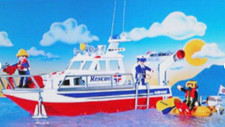 Playmobil -- Pièce de rechange -- Bateau Rescue ariane 3941