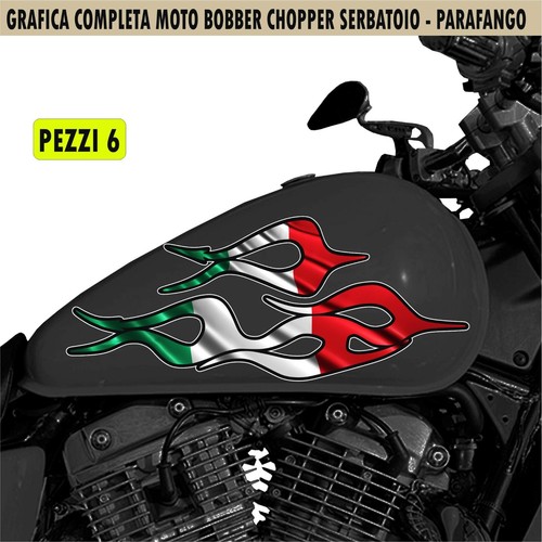 Kit6 autocollants moto