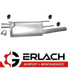Pot d'échappement pour Opel Corsa C / Combo 1.7 CDTi TD à partir de 07.2004 s...