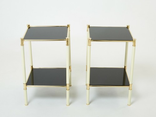 Paire tables bouts canapé - paire, de