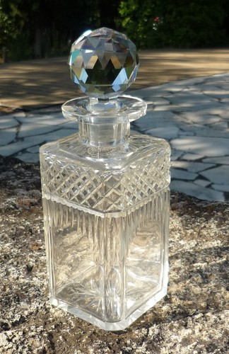Carafe cristal carrée - carafe,