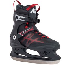 K2 F.I.T. Patins À Glace Pour Hommes Softboot Noir/Rouge
