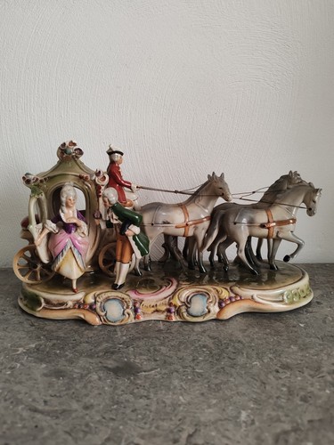 Cheval carrosse statue - carrosse,