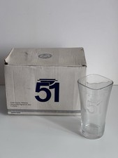 Lot 6 Verres Relief  Vintage