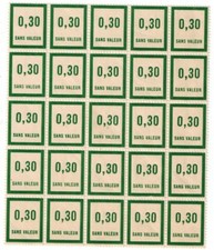 Timbre fictif N° 31 en
