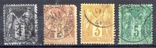 FRANCE ! 4 Timbres SAGE de
