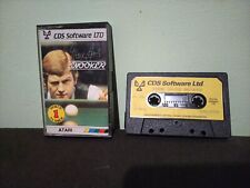 Jeu Atari - Snooker Steve Davis - Cassette
