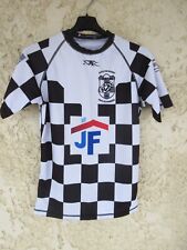 Maillot rugby SCA PAMIERS porté n°9 NTK shirt damier 14 ans