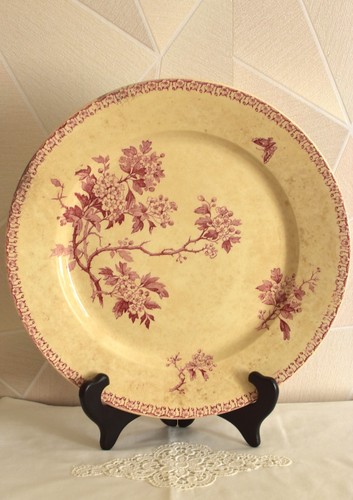 Joli plat rond - , ancien