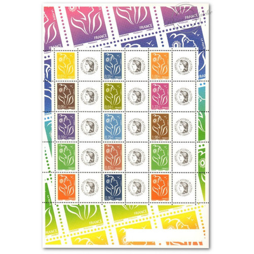 Feuille f3925a timbres - feuille,