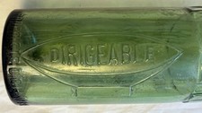 Ancienne bouteille DIRIGEABLE de E. Lavabre Narbonne Source Limonade Verre -Rare