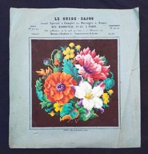 FLEURS BOUQUET RARE GOUACHE