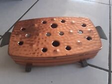 Chauffe plat en cuivre