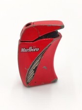 Ancien briquet Marlboro Formule 1 Carbone AO099 à gaz rechargeable